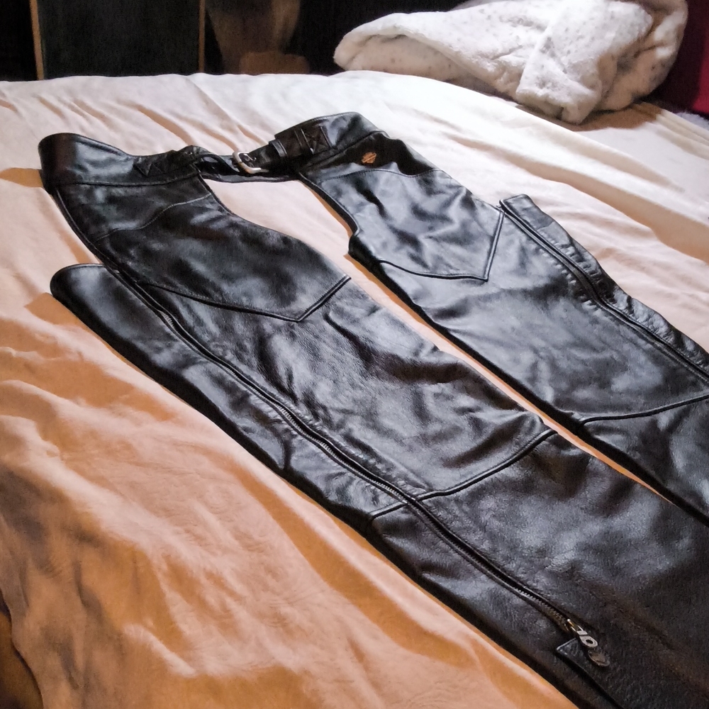 Harley-Davidson Black Leather CHAPS